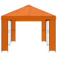 Produktbild för Trädgårdsgazebo 6 x 3 m Orange Polyester och Stål 190