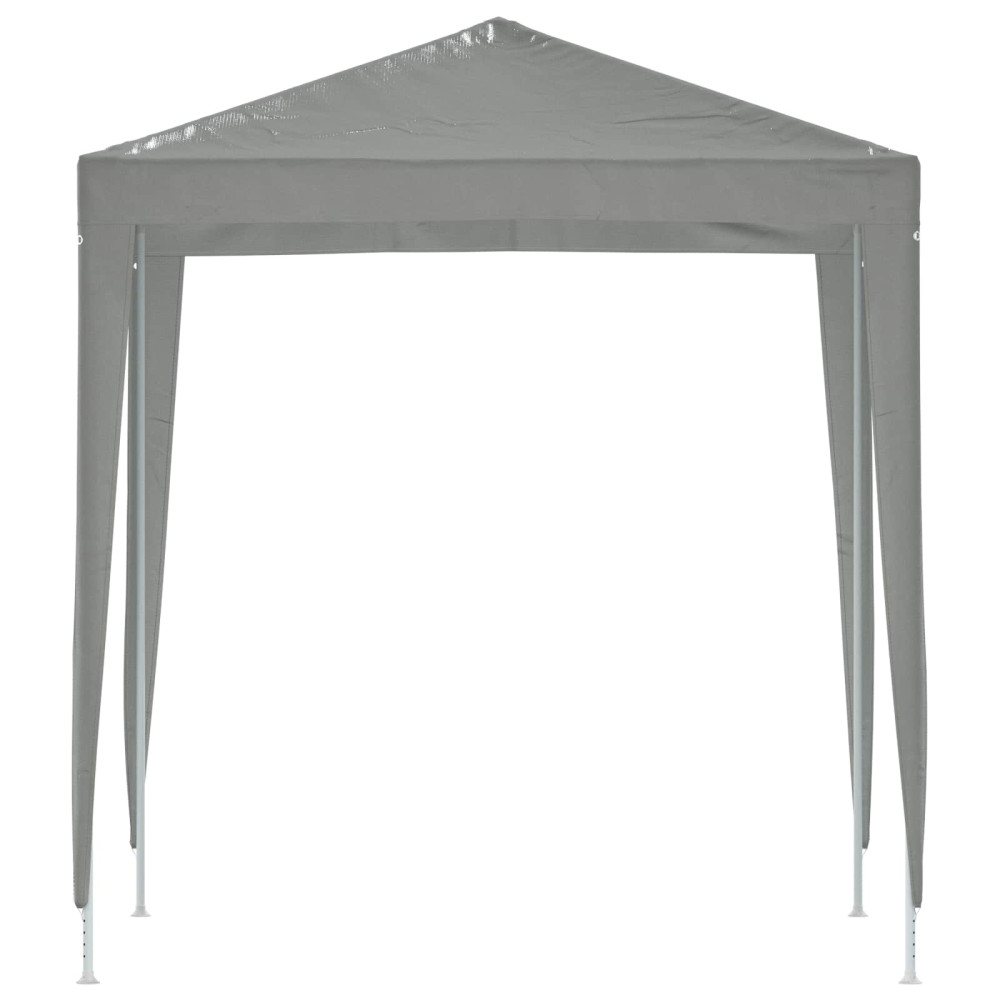 Produktbild för Partytält 200 x 200 x 240 cm Ljusgrå PE och stål
