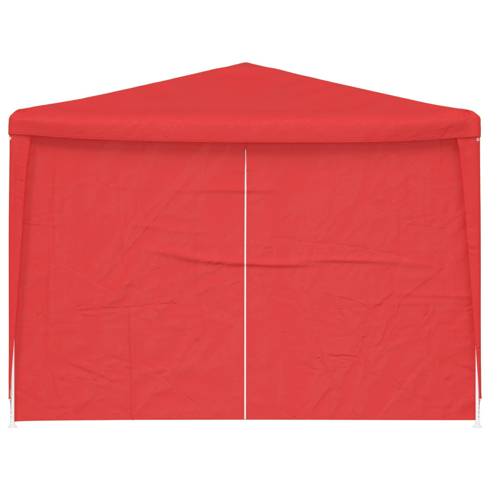 Produktbild för Partytält 900 x 300 x 255 cm Röd PE och stål