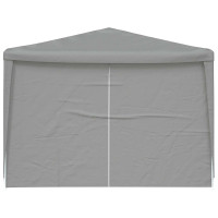 Produktbild för Partytält 900 x 300 x 255 cm Ljusgrå PE och stål