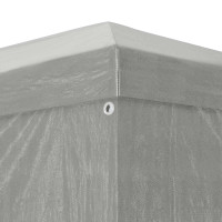 Produktbild för Partytält 900 x 300 x 255 cm Ljusgrå PE och stål