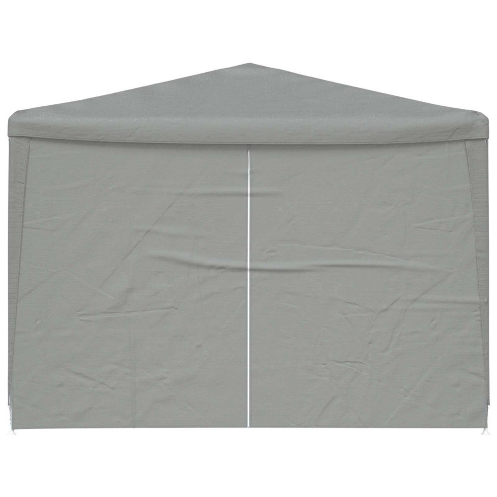 Produktbild för Partytält 1200 x 300 x 255 cm Ljusgrå PE och stål