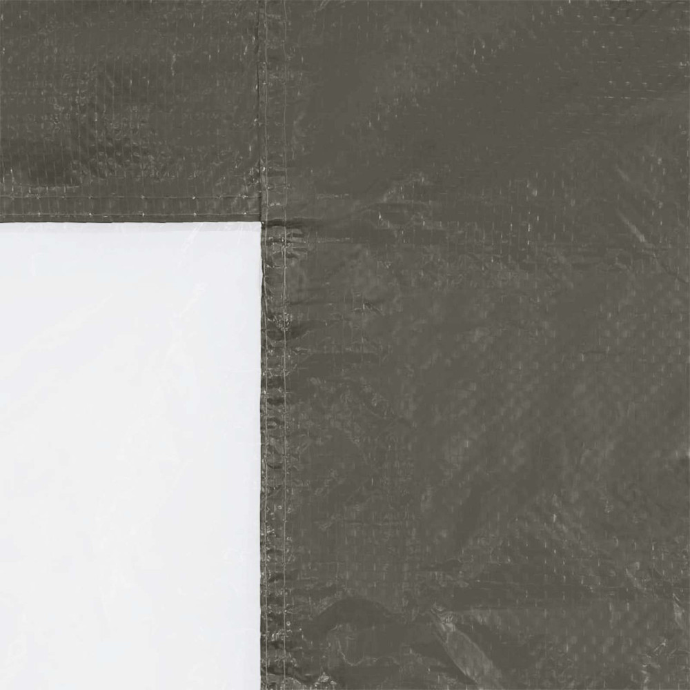 Produktbild för Partytältvägg 2 pcs 400 x 195 cm Antracit PE och stål