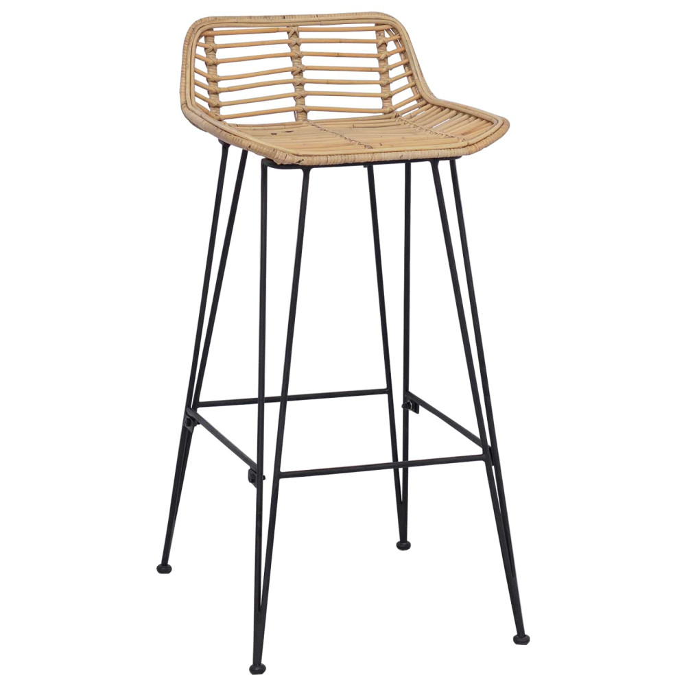 Produktbild för Barstol 44 x 46 x 91 cm Rörjärn Dia, 10mm