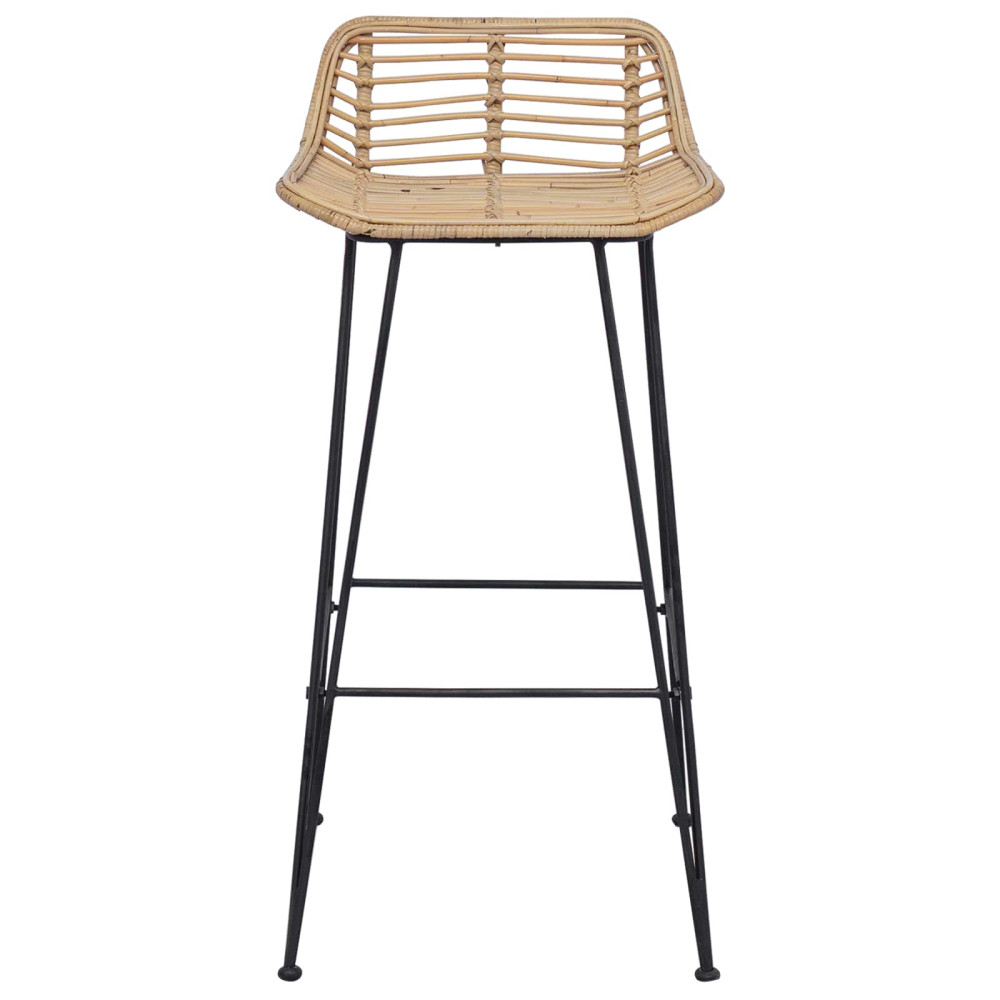 Produktbild för Barstol 44 x 46 x 91 cm Rörjärn Dia, 10mm
