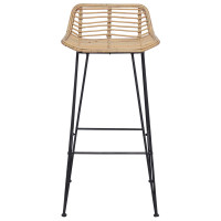Produktbild för Barstol 44 x 46 x 91 cm Rörjärn Dia, 10mm