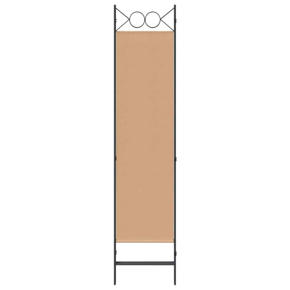 Produktbild för 3-panelers rumskärm Beige 120 x 180 cm Tyg