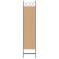 Produktbild för 3-panelers rumskärm Beige 120 x 180 cm Tyg