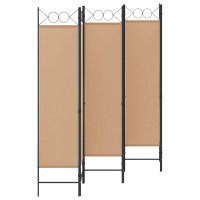 Produktbild för 6-panelers rumsavdelare Beige 240 x 180 cm Tyg
