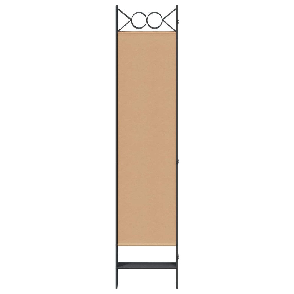 Produktbild för 6-panelers rumsavdelare Beige 240 x 180 cm Tyg