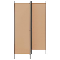 Produktbild för 3-panelers rumskärm Beige 150 x 180 cm Tyg