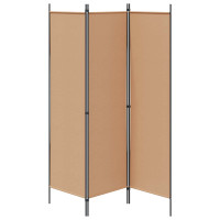 Produktbild för 3-panelers rumskärm Beige 150 x 180 cm Tyg