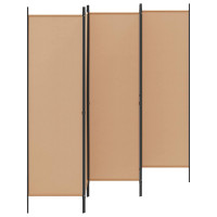 Produktbild för 5-panel rumsavskiljare Beige 250 x 180 cm Tyg