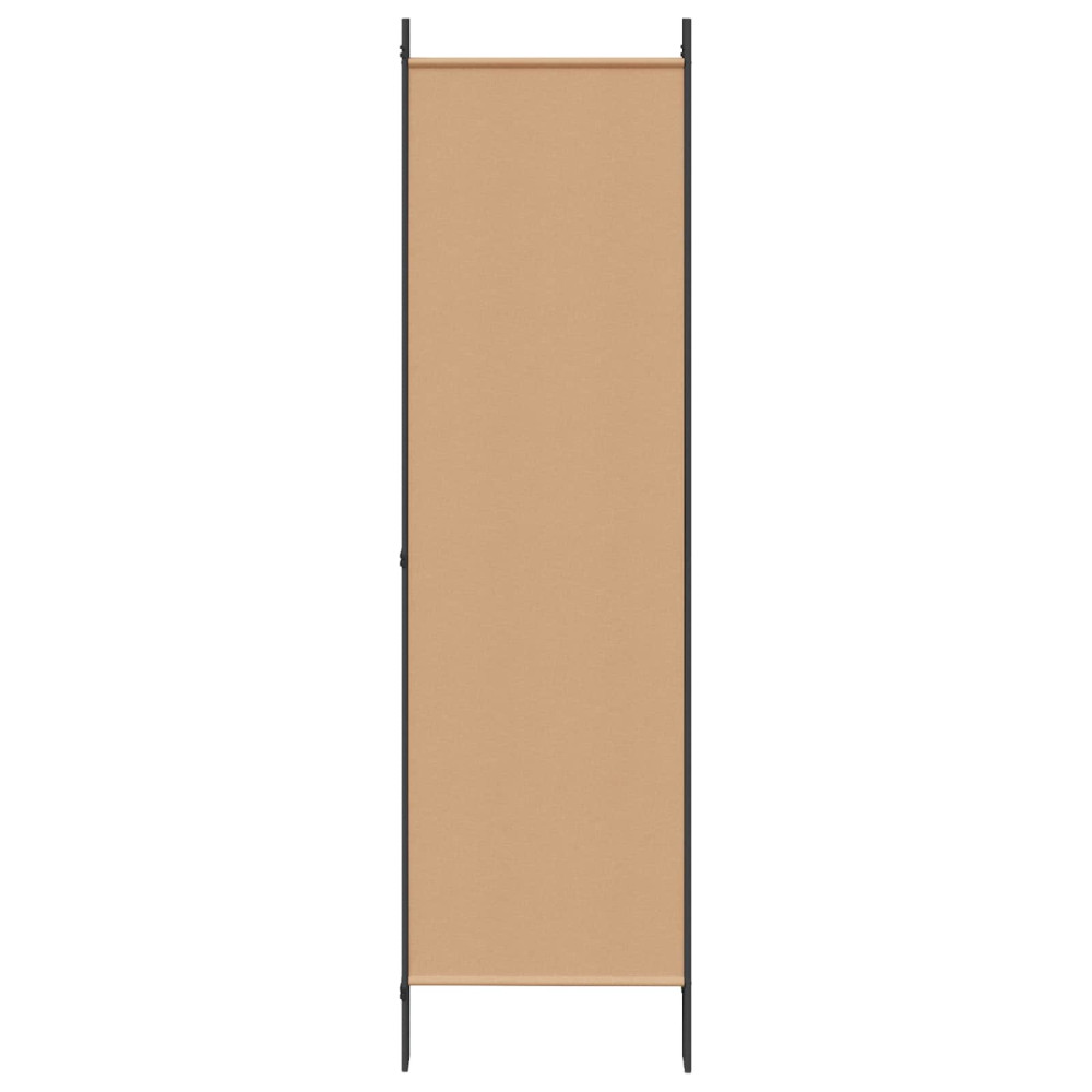 Produktbild för 5-panel rumsavskiljare Beige 250 x 180 cm Tyg