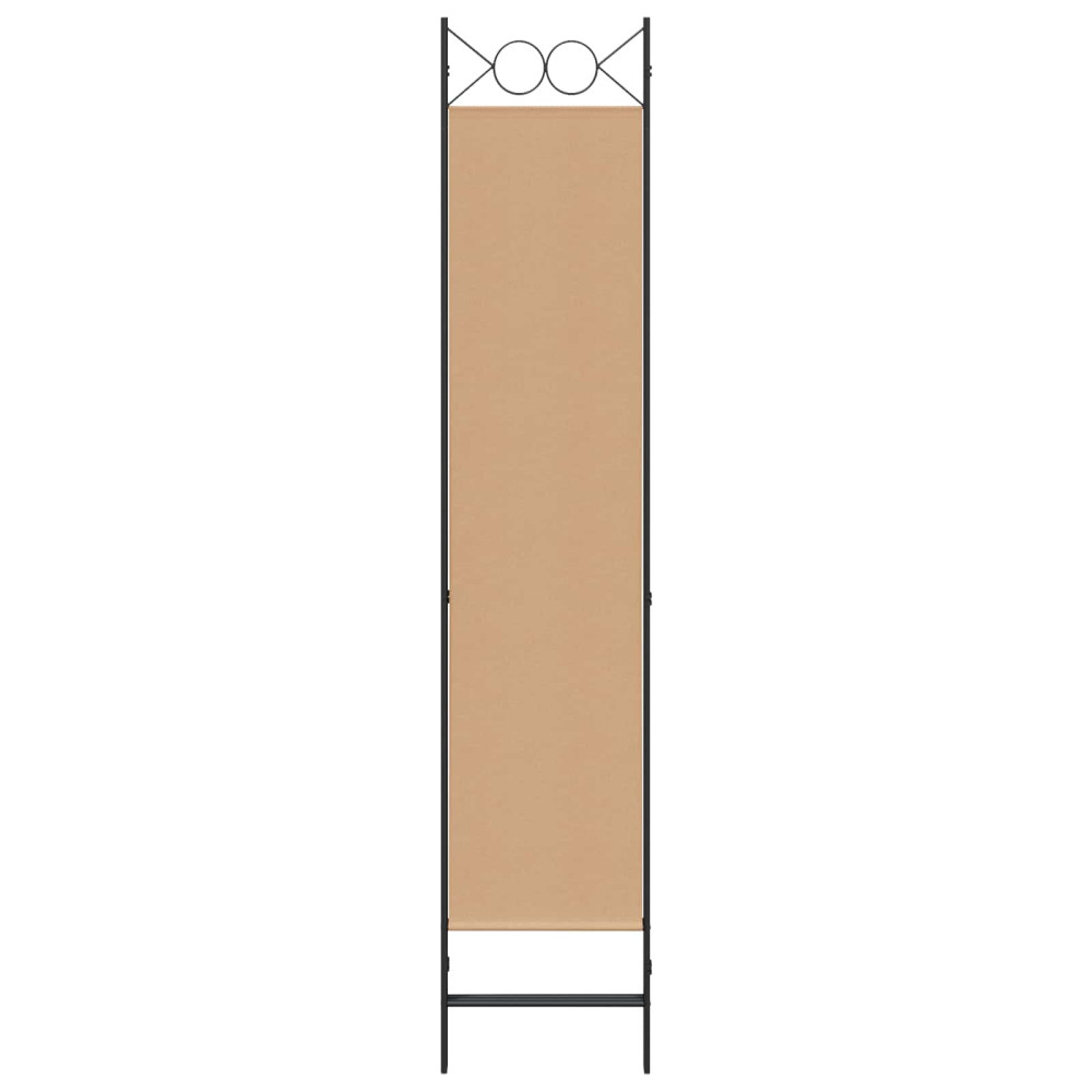 Produktbild för 3-panelers rumsavdelare Beige 120 x 200 cm Tyg