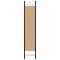 Produktbild för 3-panelers rumsavdelare Beige 120 x 200 cm Tyg