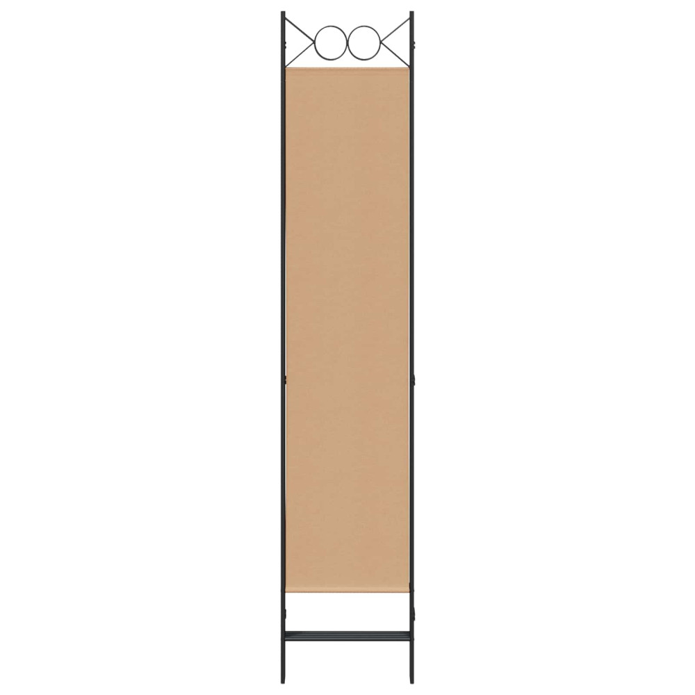 Produktbild för 4-panelig rumsavskiljare Beige 160 x 200 cm Tyg