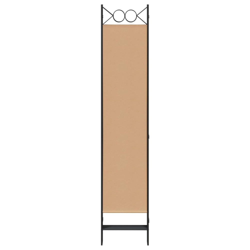 Produktbild för 6-panelers rumsavdelare Beige 240 x 200 cm Tyg