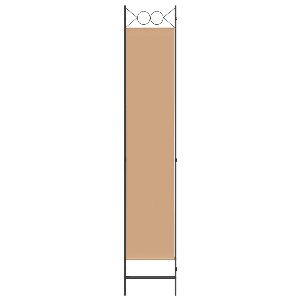 Produktbild för 3-panelers rumsavdelare Beige 120 x 220 cm Tyg