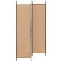 Produktbild för 3-panelers rumsavdelare Beige 150 x 200 cm Tyg