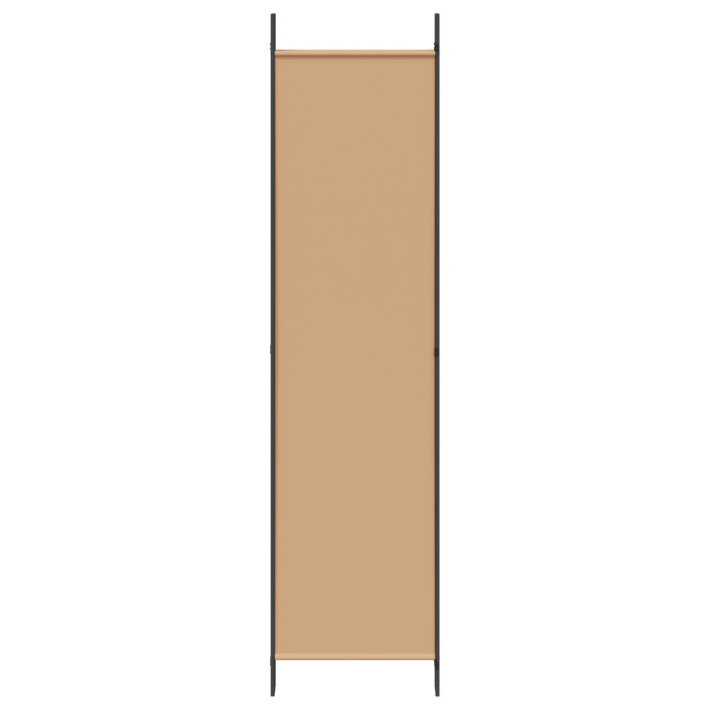 Produktbild för 5-panel rumsavskiljare Beige 250 x 200 cm Tyg