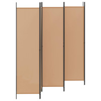 Produktbild för 6-panelers rumsavdelare Beige 300 x 200 cm Tyg