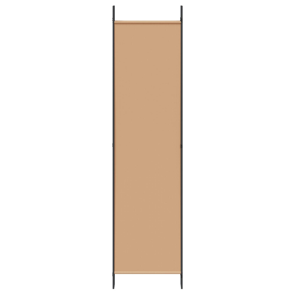 Produktbild för 6-panelers rumsavdelare Beige 300 x 200 cm Tyg