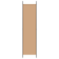 Produktbild för 6-panelers rumsavdelare Beige 300 x 200 cm Tyg