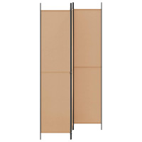 Produktbild för 3-panelers rumsavdelare Beige 150 x 220 cm Tyg