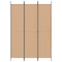 Produktbild för 3-panelers rumsavdelare Beige 150 x 220 cm Tyg