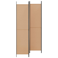 Produktbild för 4-panelig rumsavskiljare Beige 200 x 220 cm Tyg