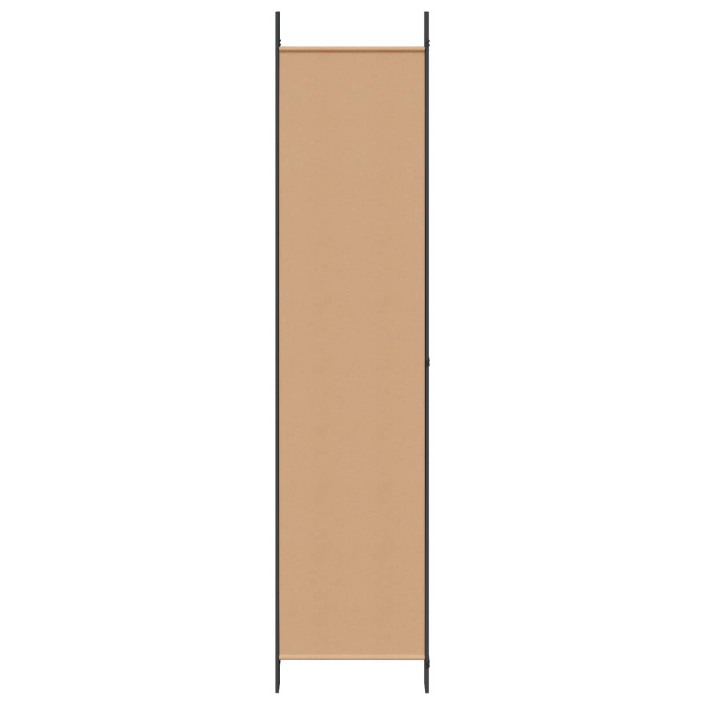 Produktbild för 4-panelig rumsavskiljare Beige 200 x 220 cm Tyg