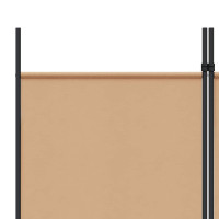 Produktbild för 4-panelig rumsavskiljare Beige 200 x 220 cm Tyg