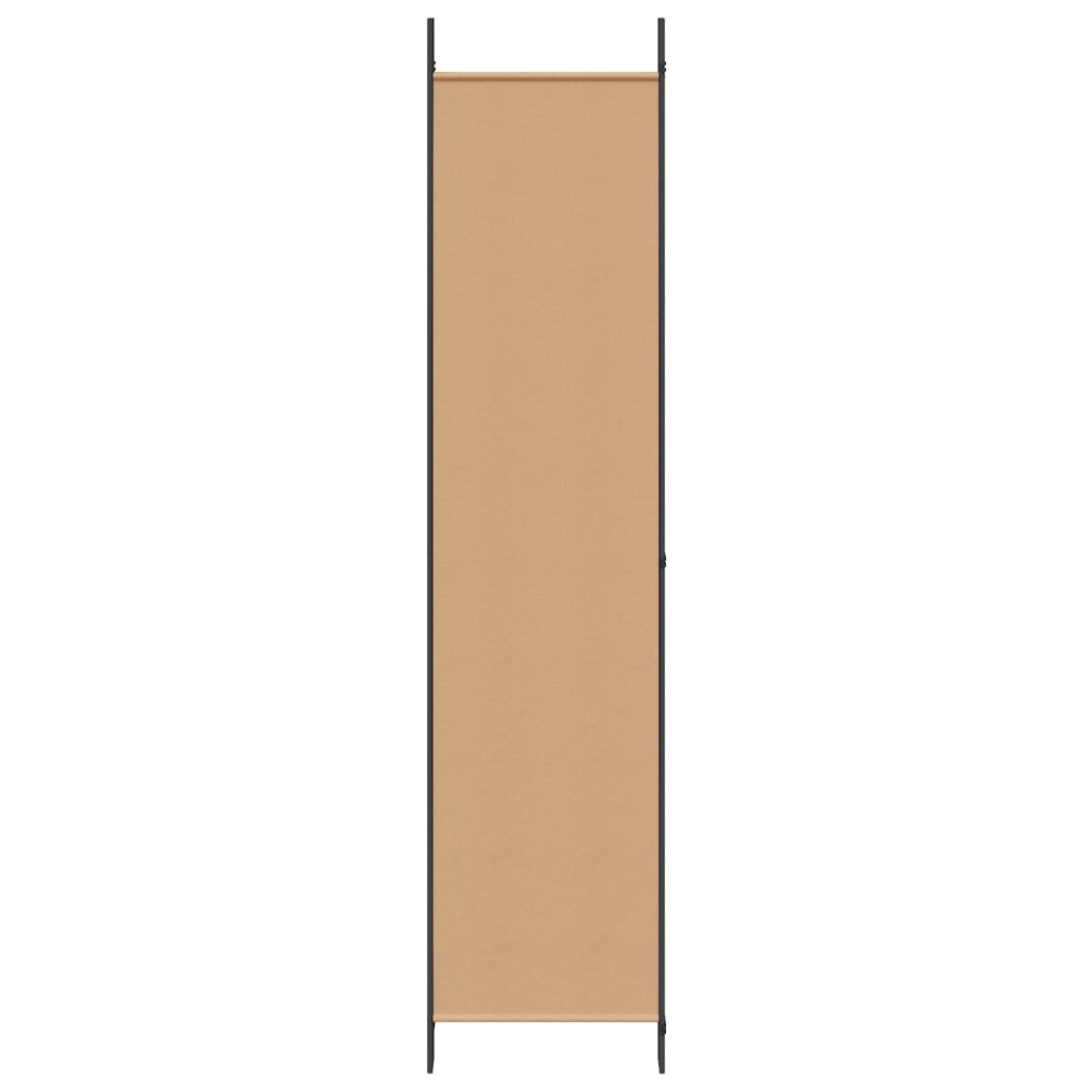 Produktbild för 5-panel rumsavskiljare Beige 250 x 220 cm Tyg