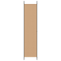 Produktbild för 5-panel rumsavskiljare Beige 250 x 220 cm Tyg