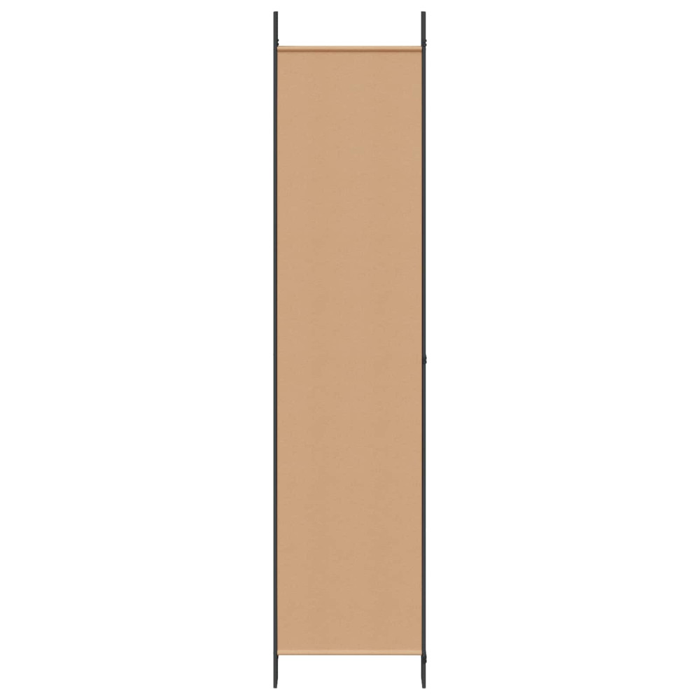 Produktbild för 6-panelers rumsavdelare Beige 300 x 220 cm Tyg