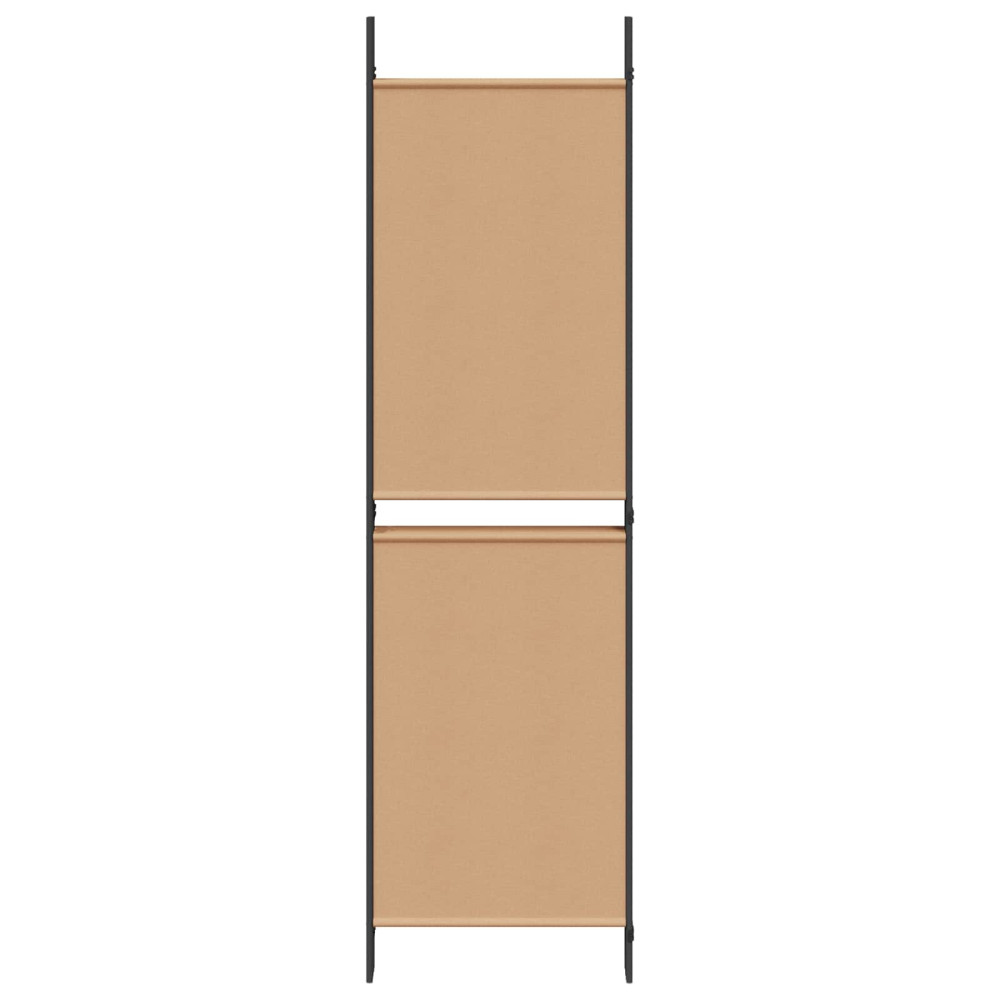 Produktbild för 5-panel rumsavskiljare Beige 250 x 180 cm Tyg