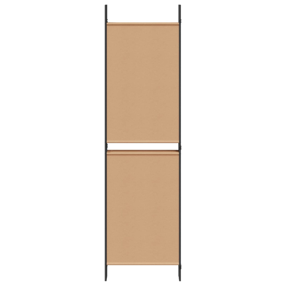 Produktbild för 6-panelers rumsavdelare Beige 300 x 180 cm Tyg