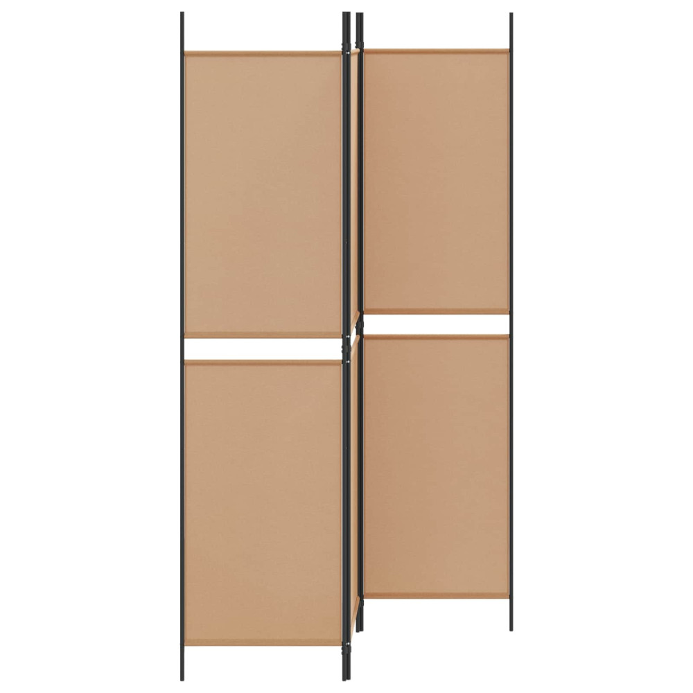 Produktbild för 3-panelers rumsavdelare Beige 150 x 200 cm Tyg