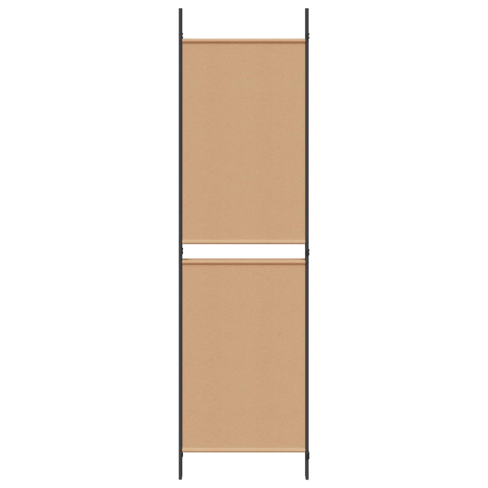 Produktbild för 3-panelers rumsavdelare Beige 150 x 200 cm Tyg