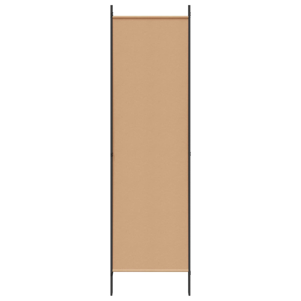 Produktbild för 4-panelig rumsavskiljare Beige 200 x 200 cm Tyg