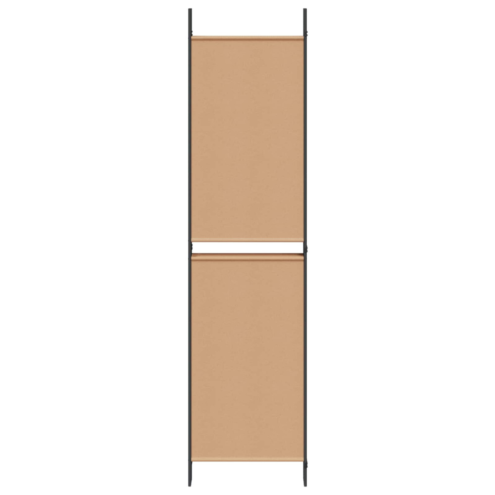 Produktbild för 6-panelers rumsavdelare Beige 300 x 200 cm Tyg
