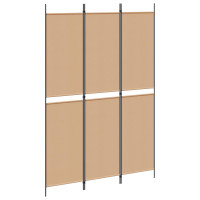 Produktbild för 3-panelers rumsavdelare Beige 150 x 220 cm Tyg