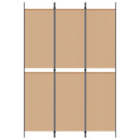 Produktbild för 3-panelers rumsavdelare Beige 150 x 220 cm Tyg