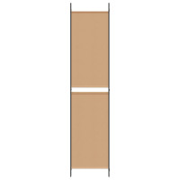 Produktbild för 3-panelers rumsavdelare Beige 150 x 220 cm Tyg