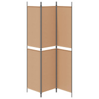 Produktbild för 3-panelers rumsavdelare Beige 150 x 220 cm Tyg