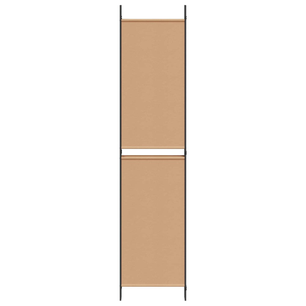 Produktbild för 5-panel rumsavskiljare Beige 250 x 220 cm Tyg