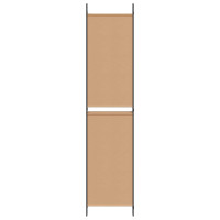 Produktbild för 5-panel rumsavskiljare Beige 250 x 220 cm Tyg