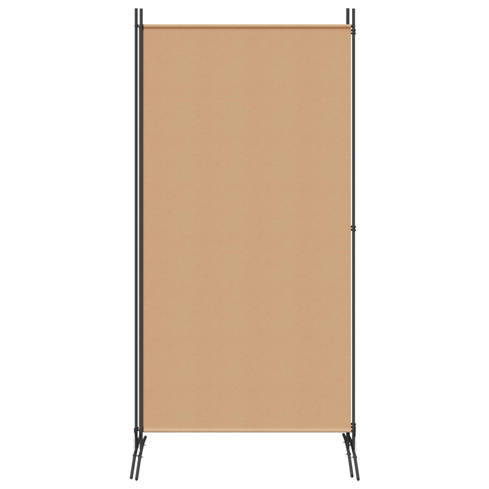 Produktbild för 2-Panel Rumsavskiljare Beige 175 x 180 cm Tyg