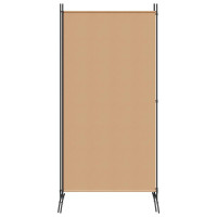 Produktbild för 2-Panel Rumsavskiljare Beige 175 x 180 cm Tyg